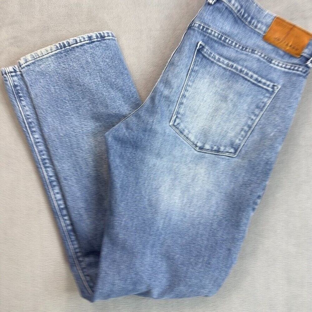 Mott and Bow Jeans Mens 36x62 Slim Warren LightWash Stretch Italian Denim $109SR